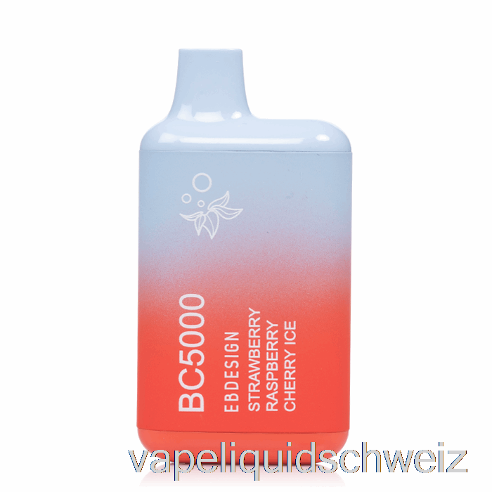 BC5000 Einweg-Erdbeer-Himbeer-Kirsch-Eis-Vape Ohne Nikotin